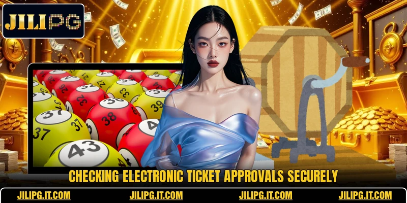Checking electronic ticket approvals securely Checking electronic ticket approvals securely