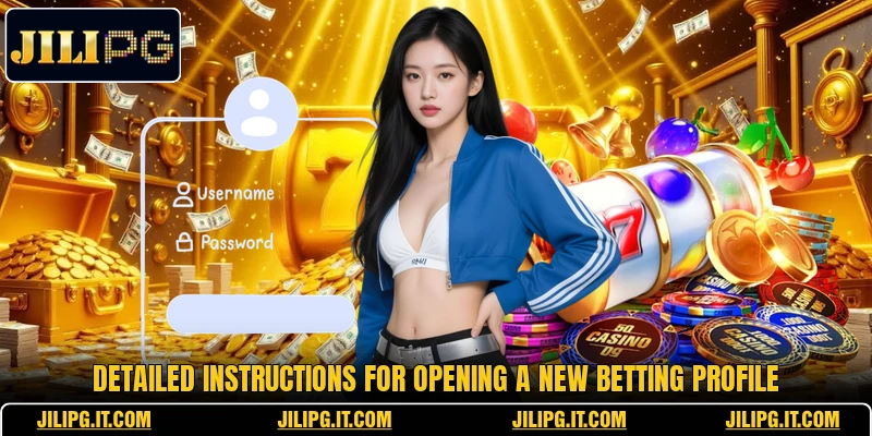 Detailed instructions for opening a new betting profile
