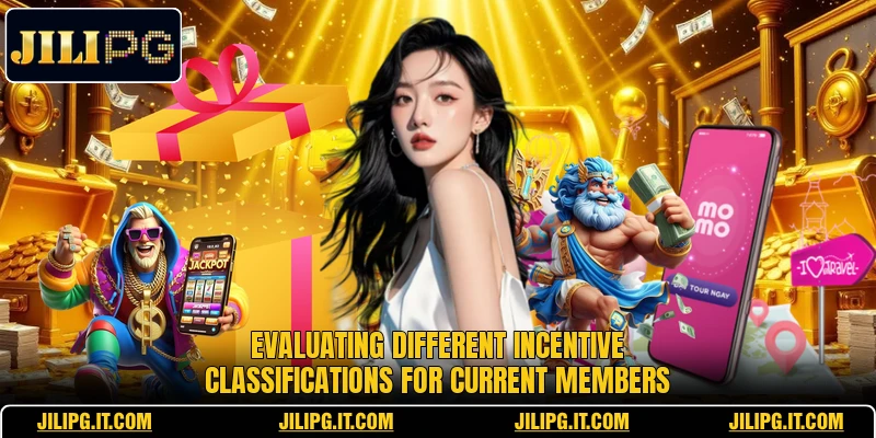 Evaluating different incentive classifications for current members