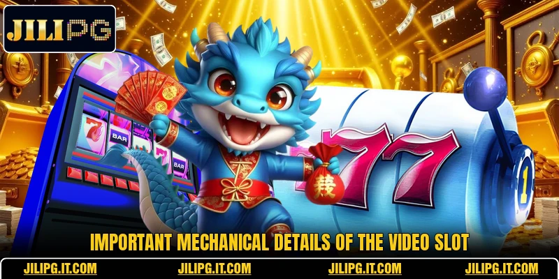 Important mechanical details of the video slot