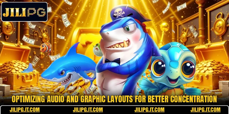 Optimizing audio and graphic layouts for better concentration