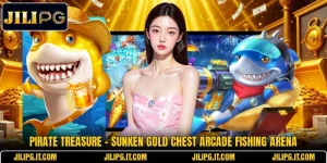 Pirate Treasure - Sunken Gold Chest Arcade Fishing Arena