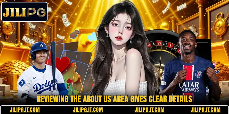 Reviewing the about us area gives clear details Reviewing the about us area gives clear details