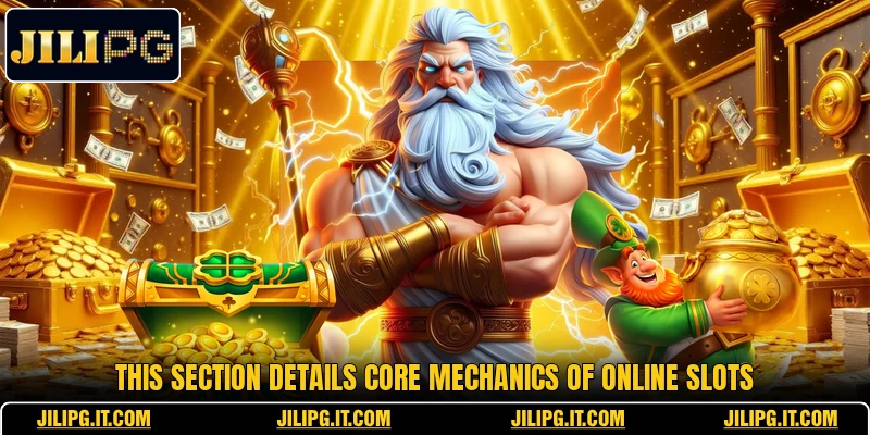 This section details core mechanics of online slots This section details core mechanics of online slots
